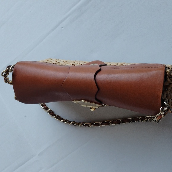 Michael Kors Beige and Brown Woven Handbag - Picture 6 of 13